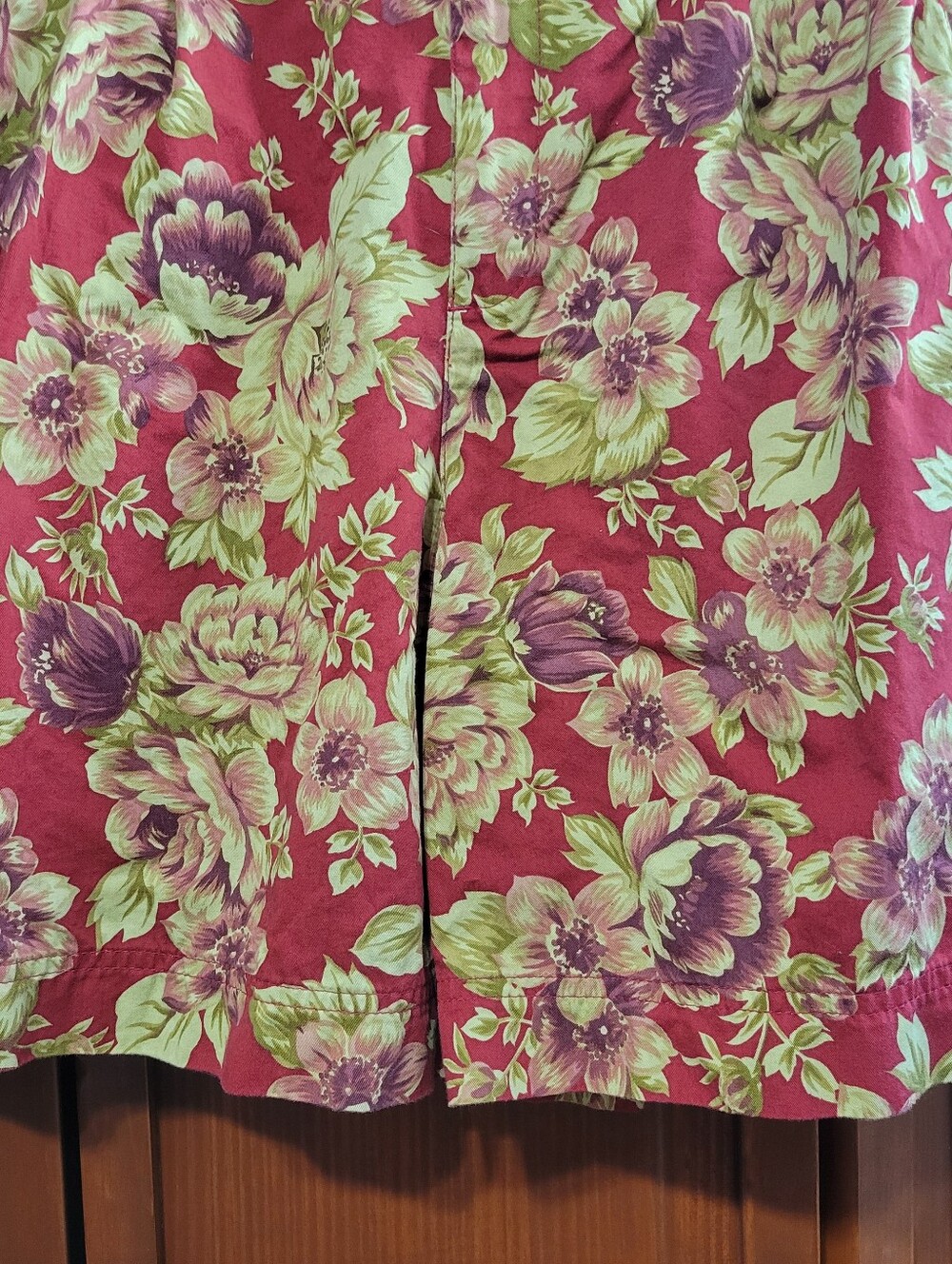Vintage Liz Sport Floral High Waisted Cotton Colorful 90s Hippie Shorts 10 - Picture 4 of 7